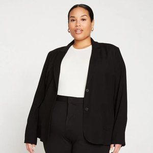 NEW WITH TAGS - Universal Standard Megan Blazer - Black, S